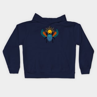 Colorful Ancient Egyptian Scarab Kids Hoodie